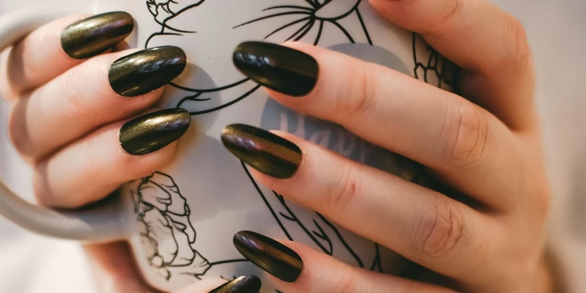 Close-up of hands in a calming ritual with tea