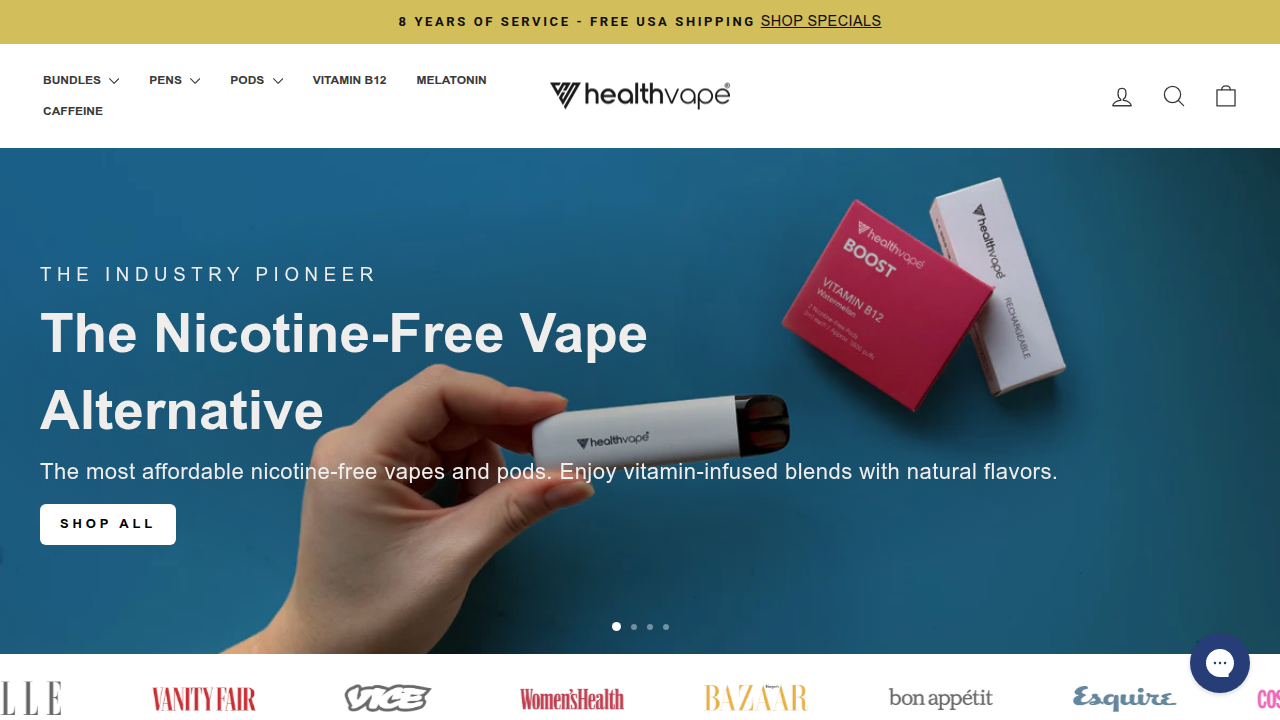 Discover HealthVape's collection of nicotine-free anxiety pens and calming aromatherapy blends.