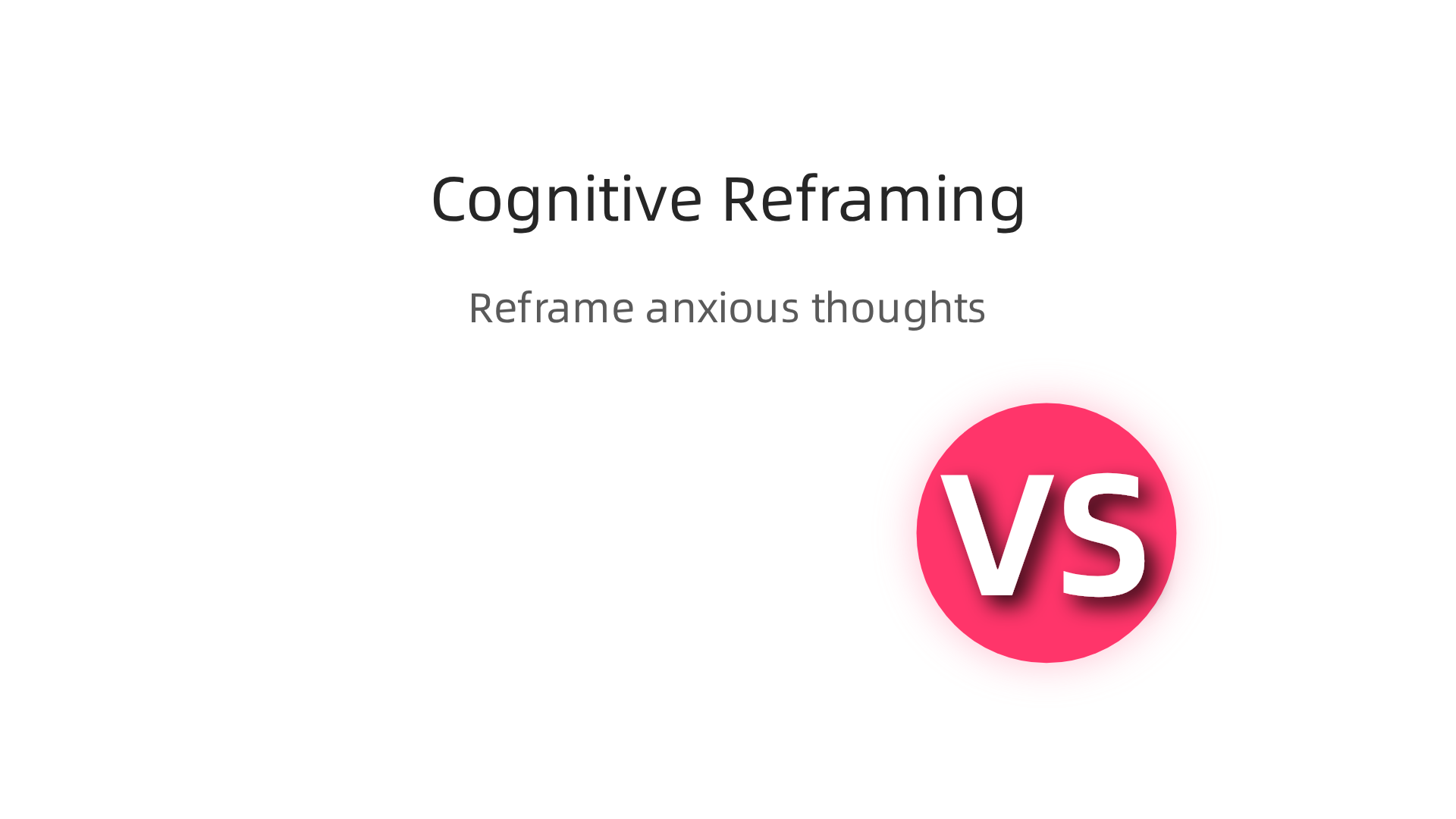 Examples of cognitive reframing statements to challenge and change catastrophic thoughts during anxiety.