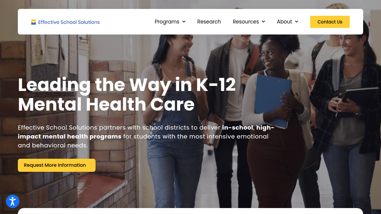 A resource providing case studies on effective school solutions for youth mental health.