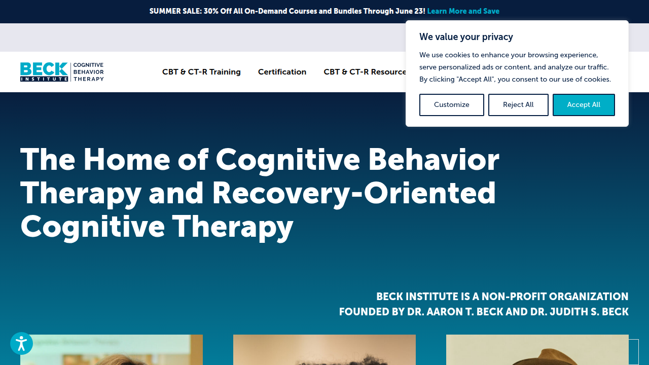 Discover research and resources on Cognitive Behavioral Therapy for various mental health conditions.