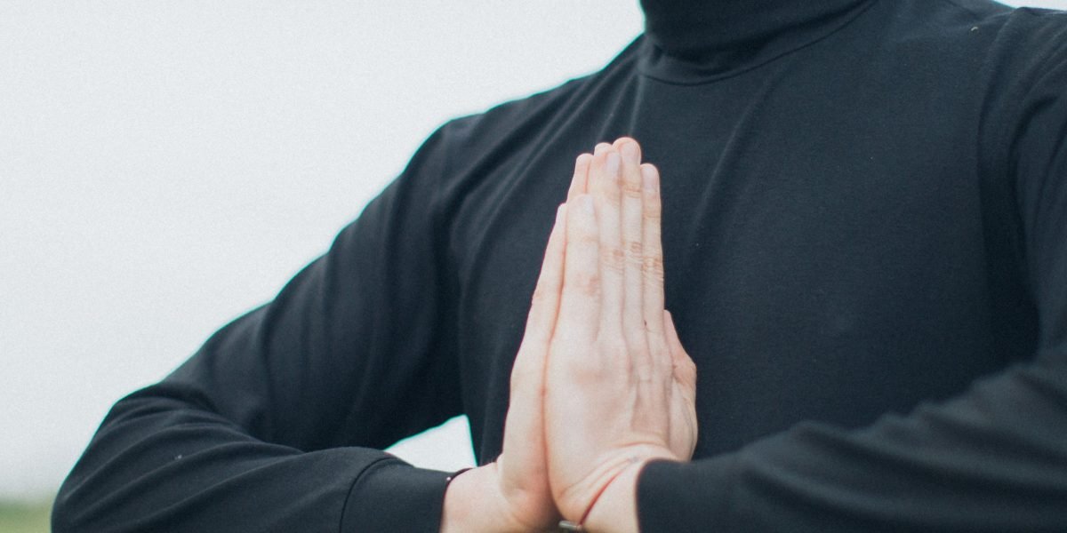 Practicing mindfulness and prayer to find serenity amidst life's challenges.