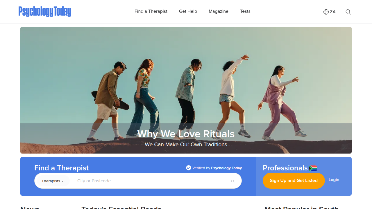 Psychology Today provides a comprehensive directory to find therapists, counselors, and psychologists by specialty and location.