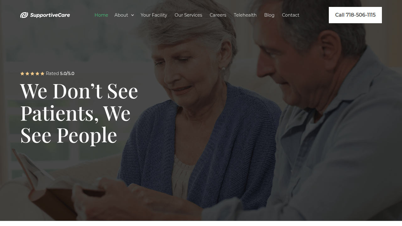 Screenshot of The Supportive Care blog, which discusses the role of Cognitive Behavioral Therapy (CBT) in treating anxiety.